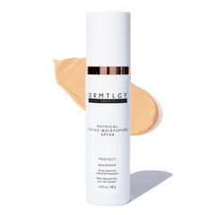 DRMTLGY protector mineral SPF44 en bote para protección diaria.