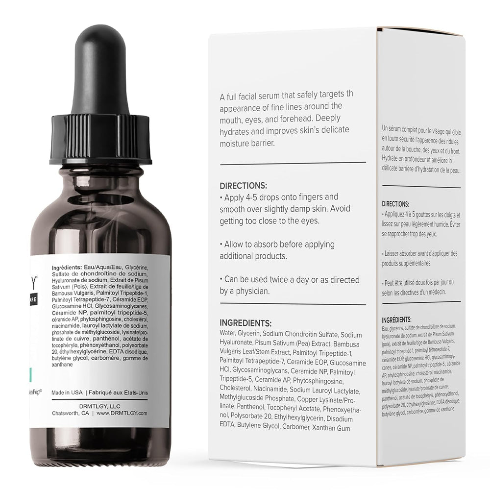 DRMTLGY Serum dosis por gota para control preciso.