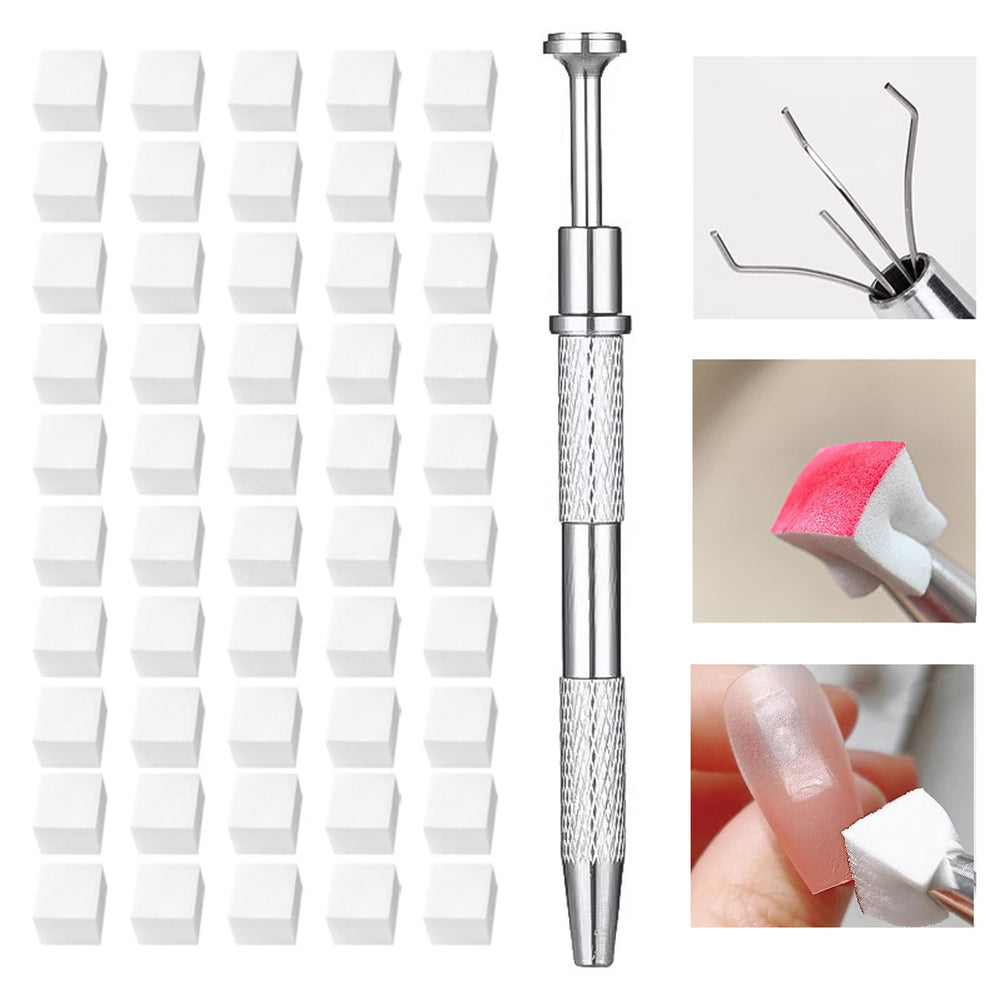 Dr.nail esponjas para uñas, 50 piezas para degradados y mezclas