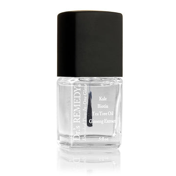 Dr.'s Remedy Total dos en uno: base y top transparente para mayor adherencia.