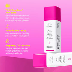 Ingredientes clave del Drunk Elephant Framboos Serum exfoliante