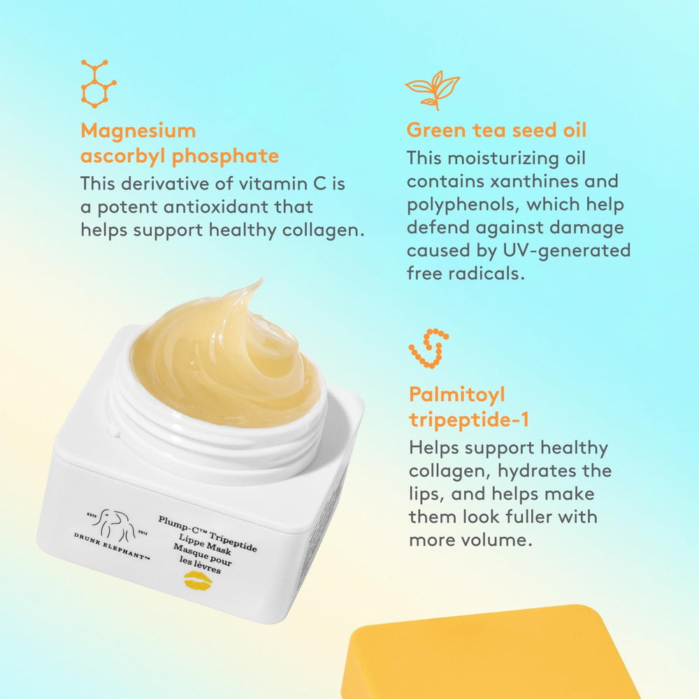Empaque de 20 g de Lippe Mask para uso diario.