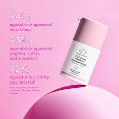 Texture peau lisse après usage, grâce à 25% AHA et 2% BHA.
