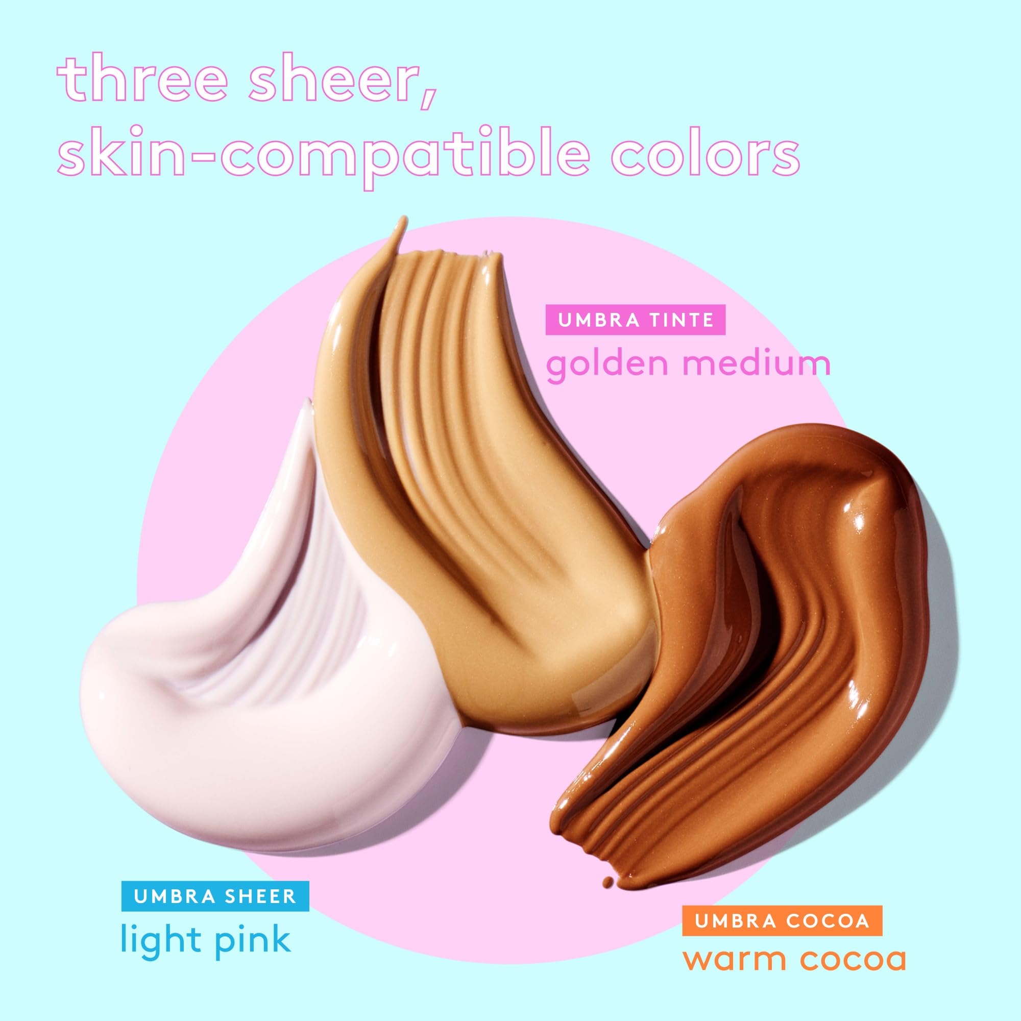 Drunk Elephant Umbra tono beige para piel morena clara.