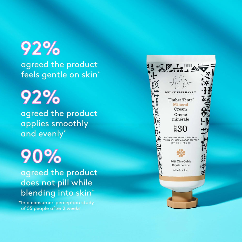 Umbra Tinte Mineral Cream con antioxidantes astaxantina y tono translúcido