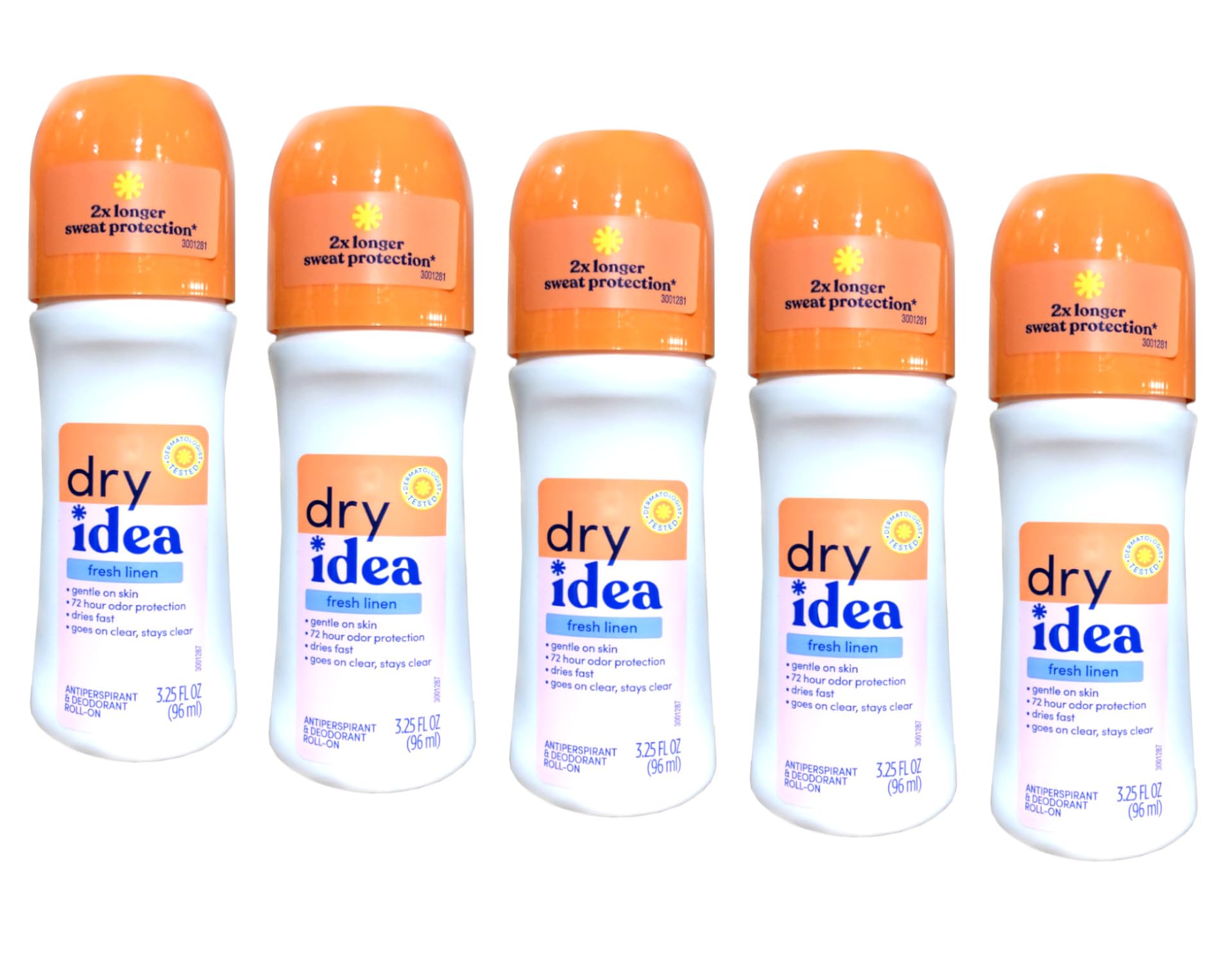 Dry Idea desodorante en formato rodillo, envase limpio y uso diario