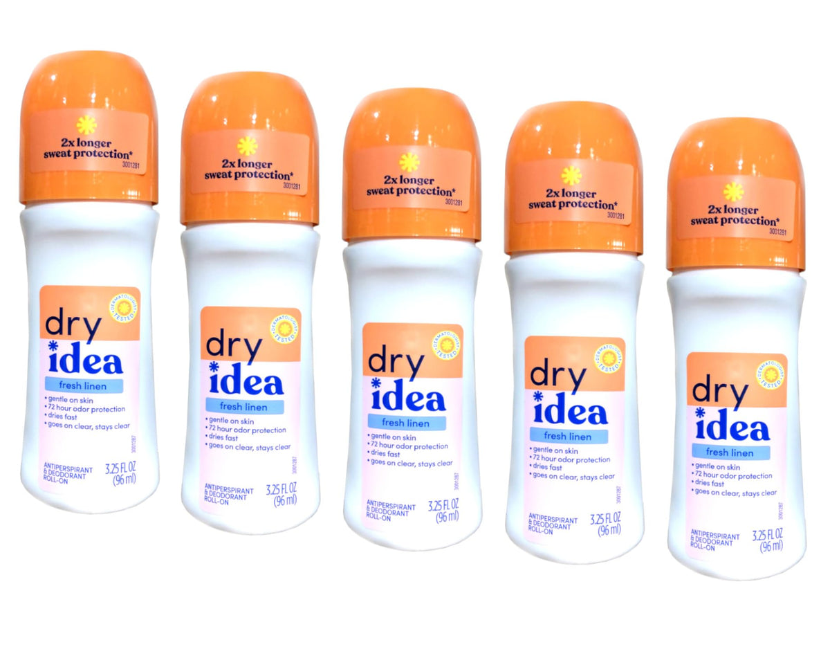 Dry Idea desodorante en formato rodillo, envase limpio y uso diario