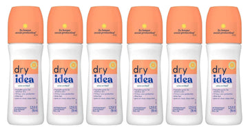 Desodorante Dry Idea roll-on para uso diario en oficina y gimnasio.