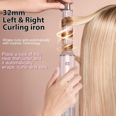 Dryhsip 5 en 1 cepillo para rizos definidos y manejo fácil