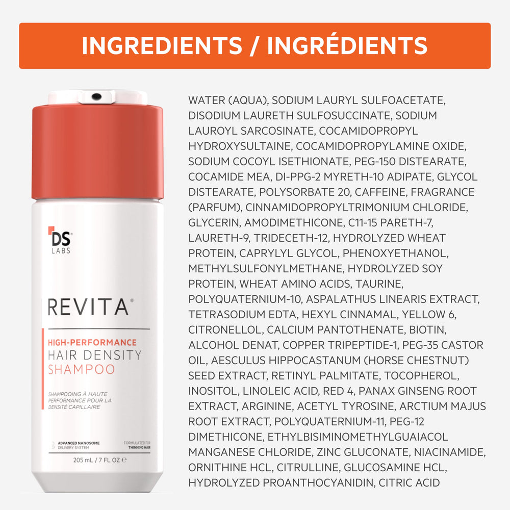 Revita Shampoo apto para cabellos teñidos, mantiene color sin dañar el cabello.