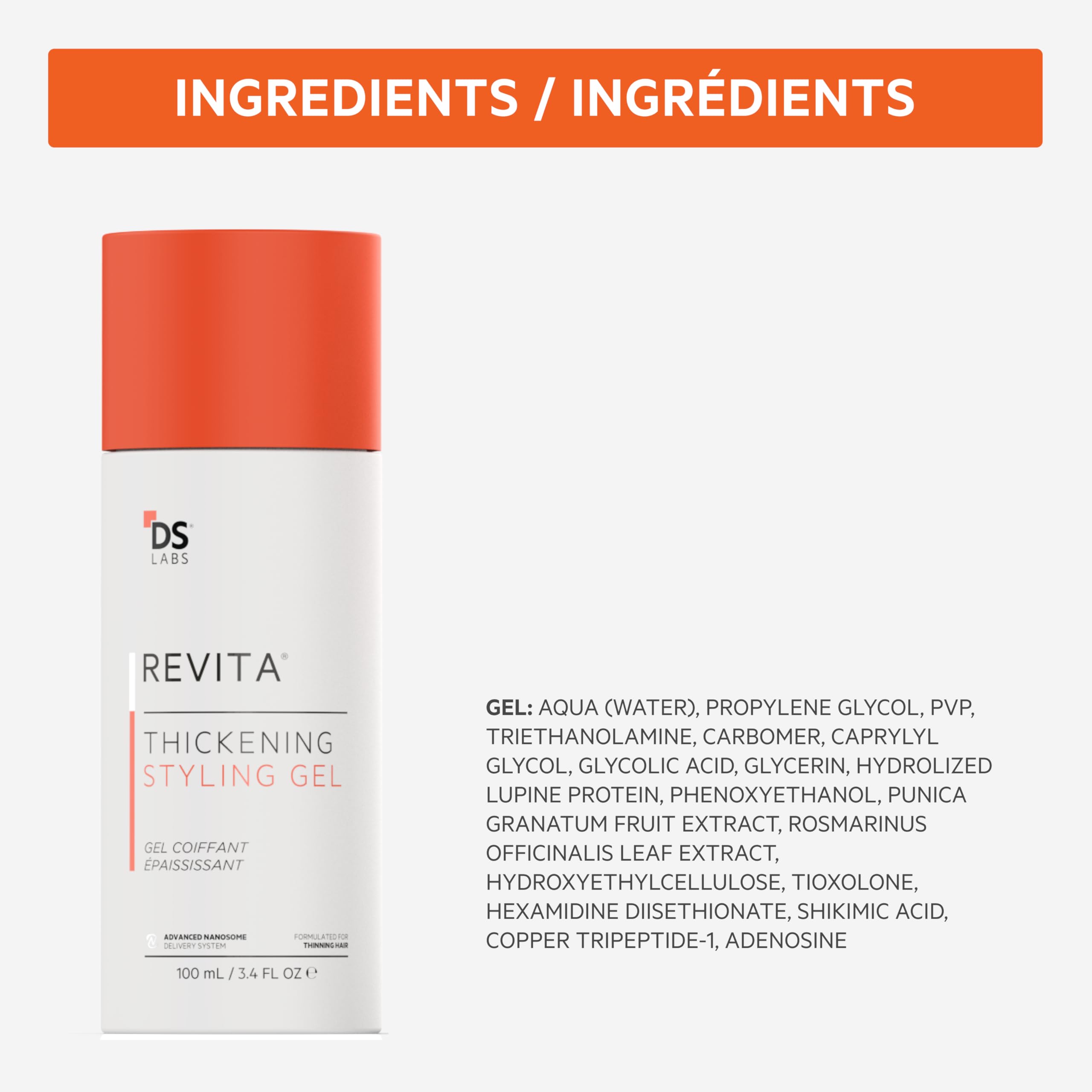 DS Labs Revita Gel: aplicación suave y secado limpio.