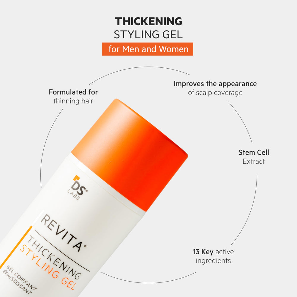 DS Labs Revita Gel: textura media que eleva el volumen con movimiento natural.