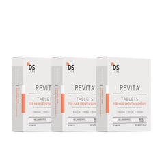 DS Laboratories Revita Hair Density tablets bottle close-up for daily hair wellness