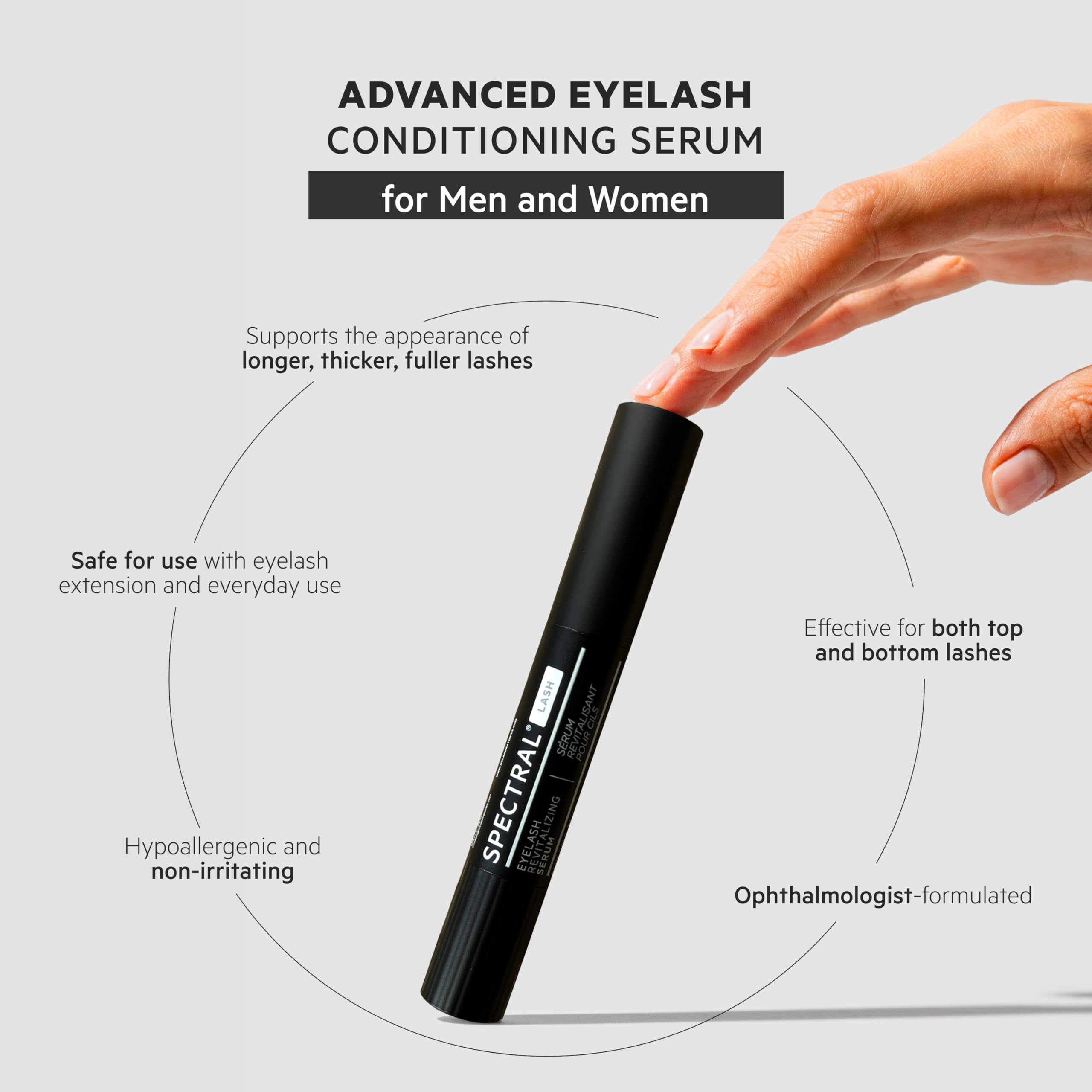 DS Labs Spectral.LASH: densidad de pestañas mejorada para un look más lleno.