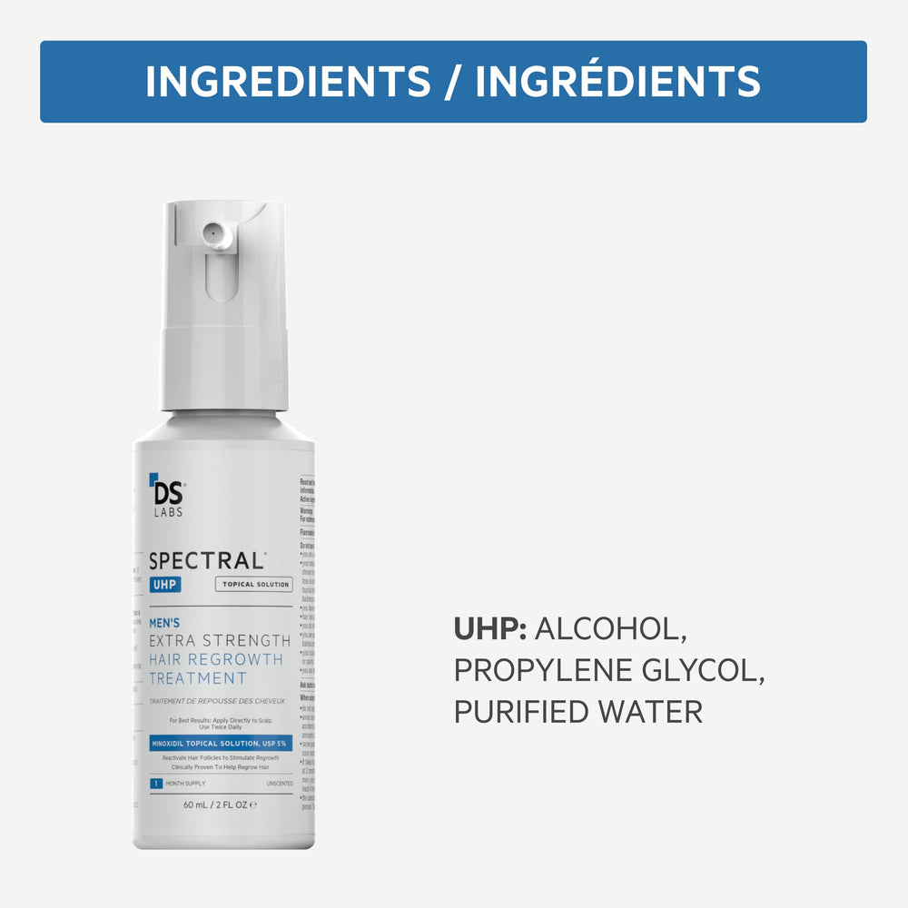 DS Laboratories Spectral.UHP para hombres, apoyo en la coronilla.