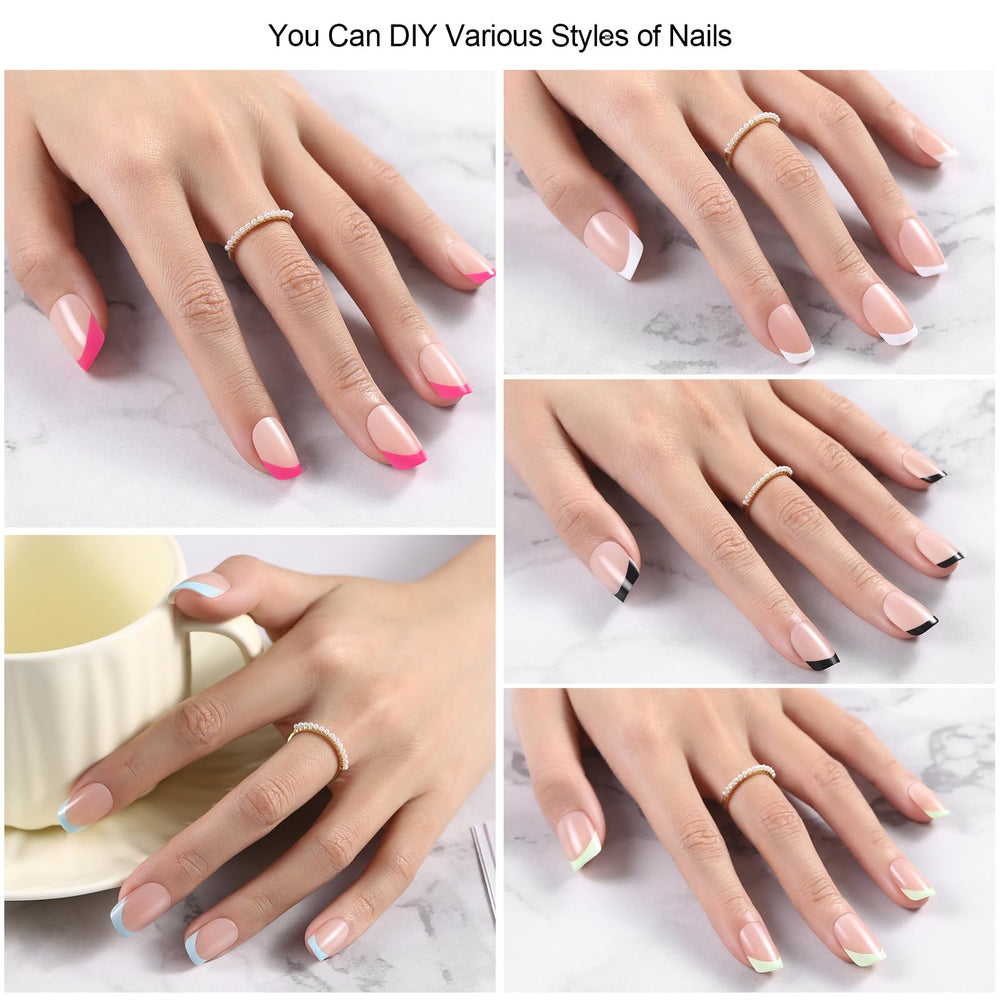 Dsixnails uñas acrílicas cuadradas con acabado mate y duradero