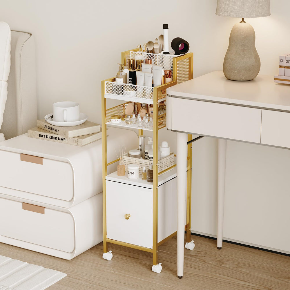 Dsmadn organizador para esmaltes de uñas y accesorios, almacenamiento práctico.