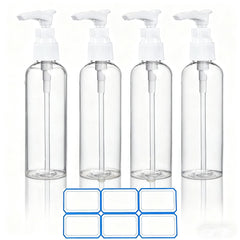 Botellas DTDNZKN de 100 ml transparentes para viaje con bomba.