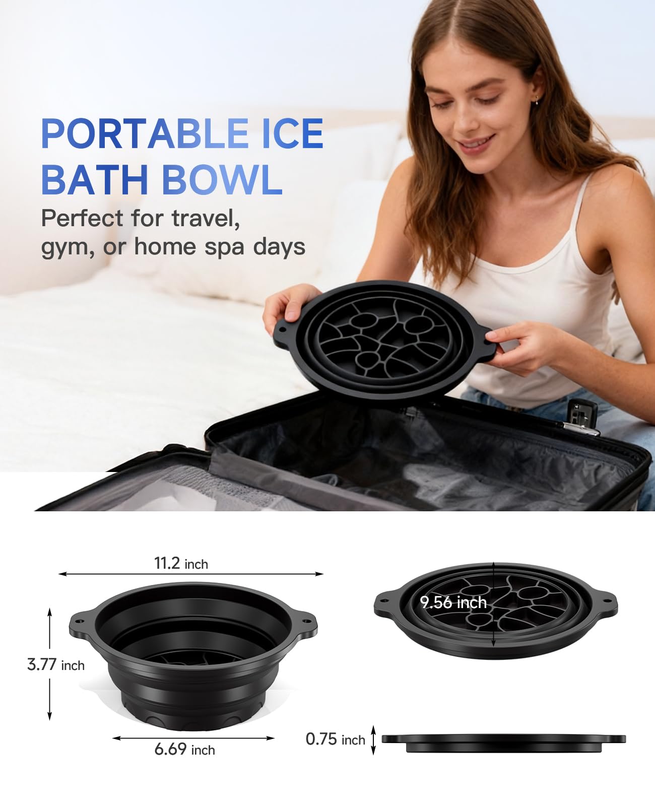 Dtuoen cuenco de hielo facial para sesiones de spa en casa