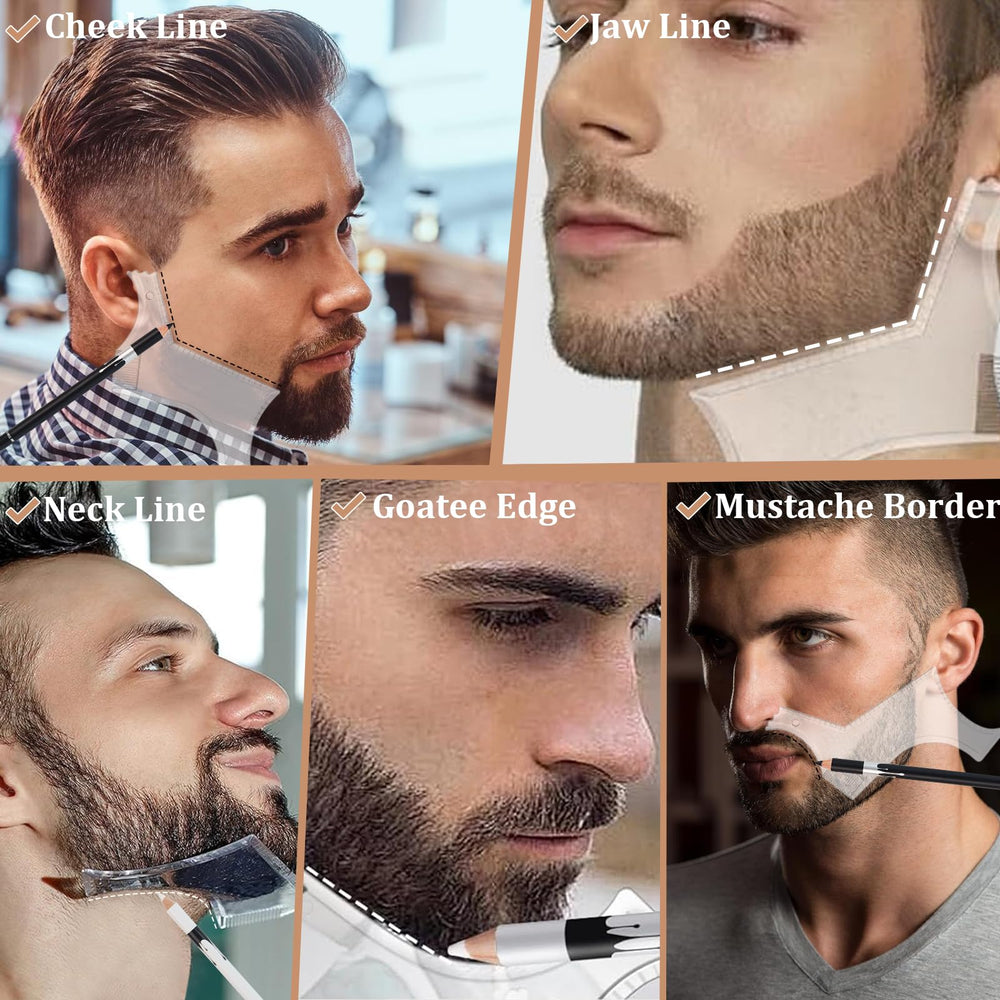 DUAIU cepillo para barba para acabado suave