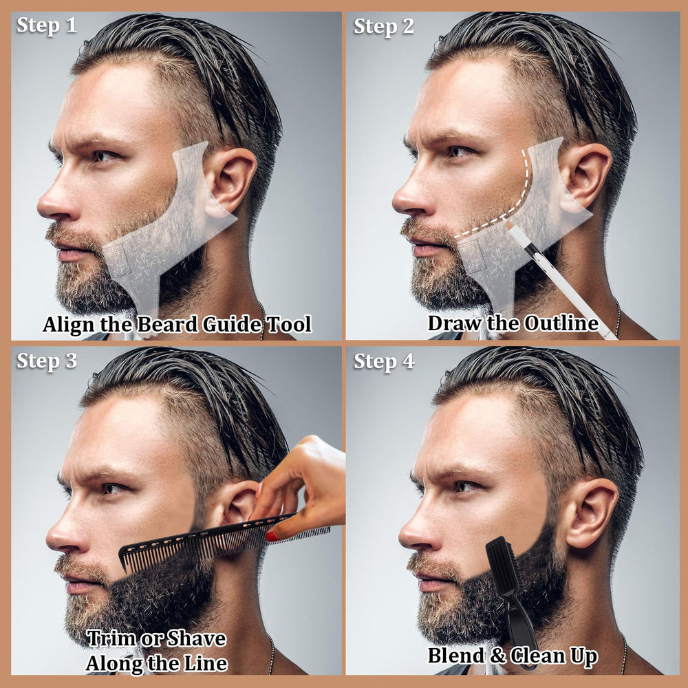 DUAIU estuche compacto para guardar herramientas de barba