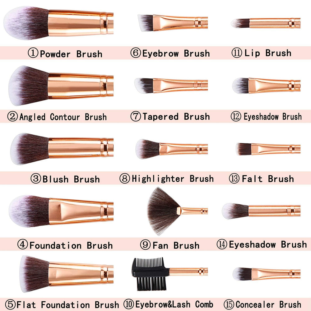 DUAIU brocha base Marble Set para cobertura homogénea