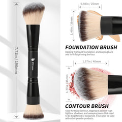 DUcare pincel para polvo, líquido, concealer y crema, uso versátil y cómodo