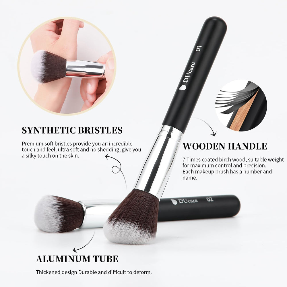 DUcare pinceles para rostro: aplicación uniforme y acabado natural