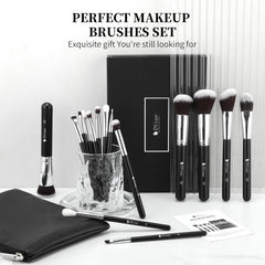 DUcare pinceles suaves con fibras de alta densidad para un look impecable