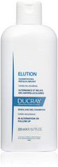 Ducray Elution Rebalancing Shampoo en botella, ideal para uso diario suave.