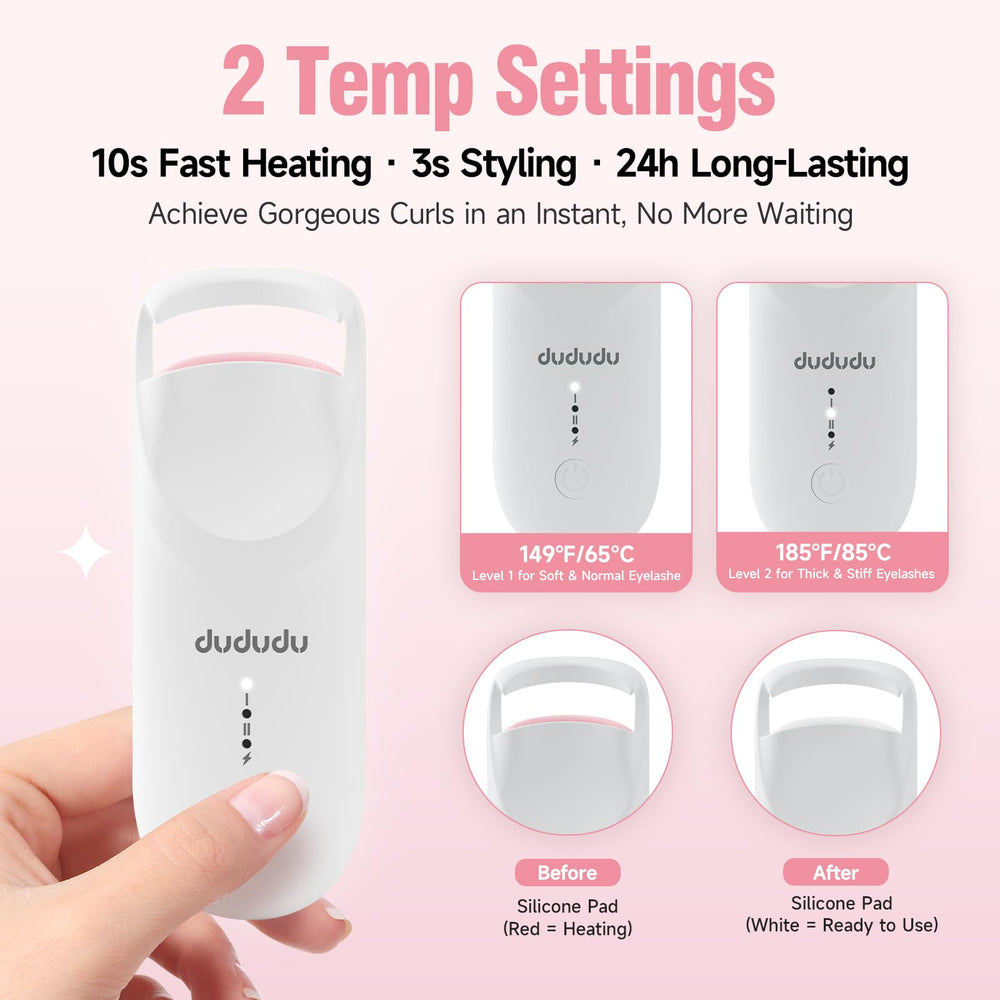 DUDUDU 3-second styling for fast, even curl from base to tip
