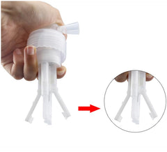 Duehut pulverizador aplica polvo de forma uniforme y suave.