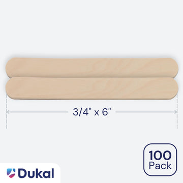 Dukal palitos de madera para uso multifuncional en belleza y cuidado.