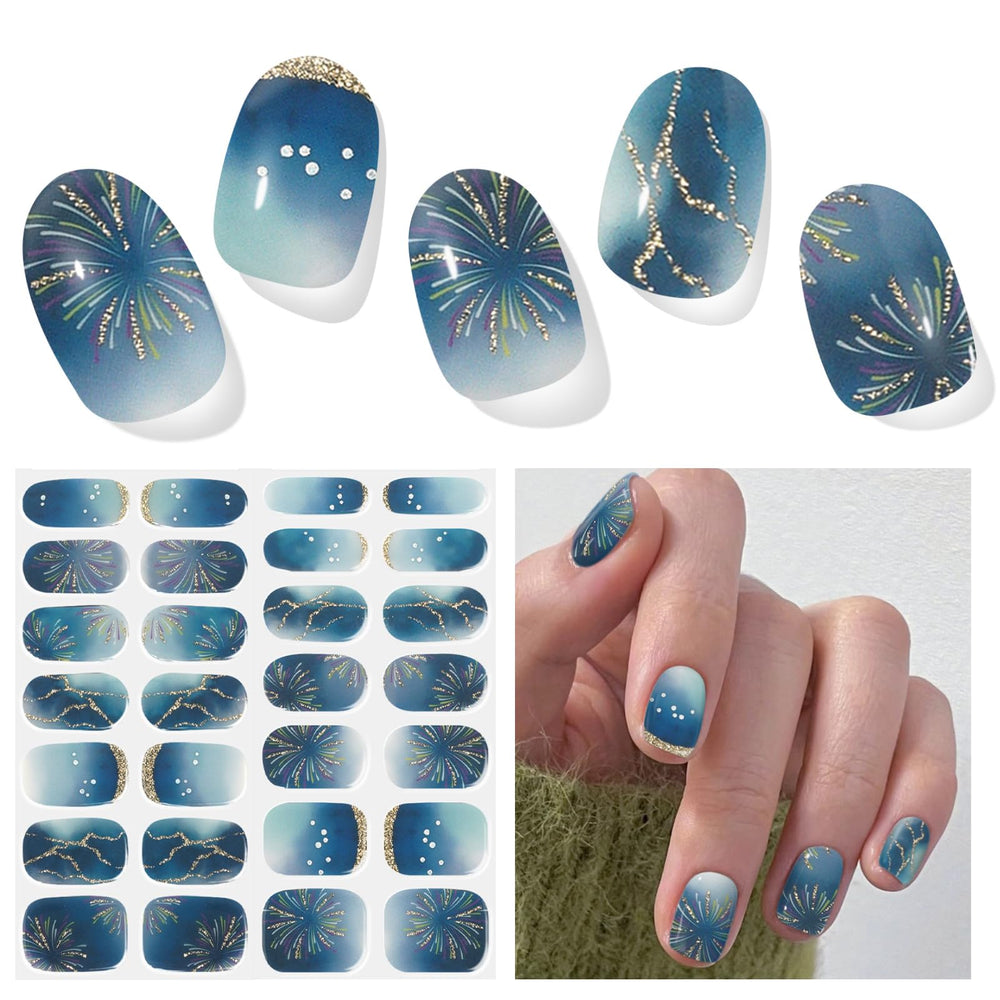 DUKASOU laminas gel uñas estrellas brillantes para un acabado reluciente en casa
