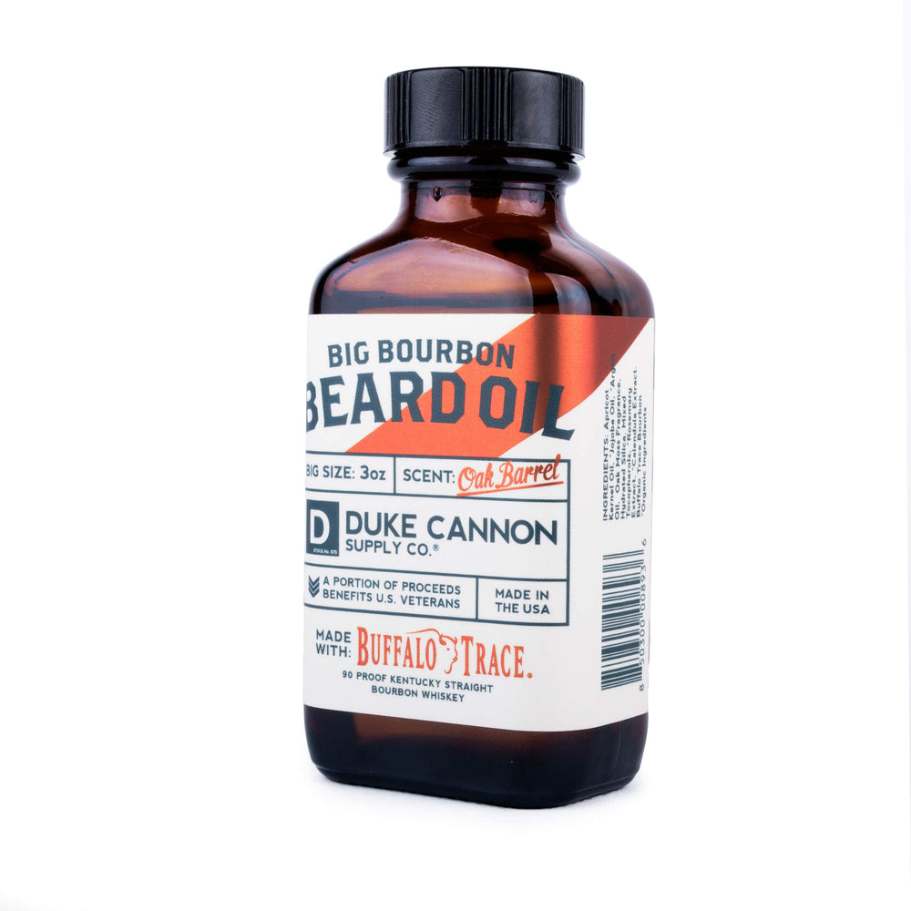 Duke Cannon Barba aroma roble: aroma masculino duradero.