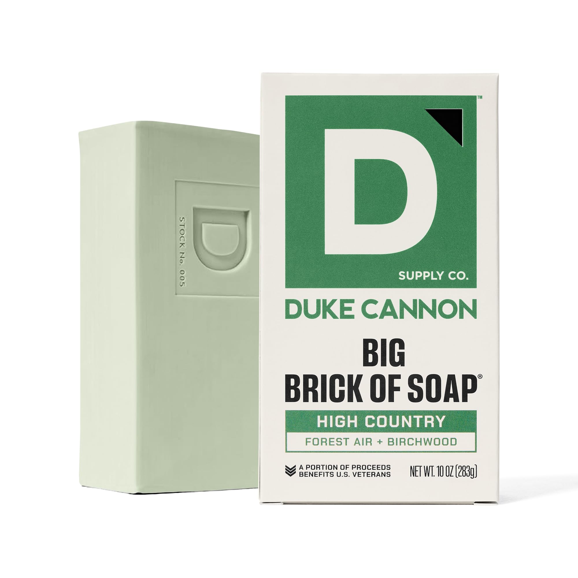 Duke Cannon Barra aroma masculino para sentirse renovado después del ejercicio.