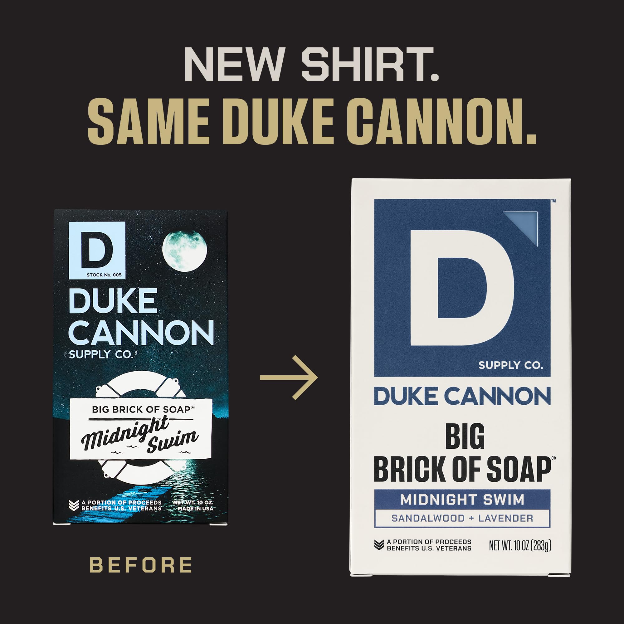 Duke Cannon Jabon Espuma Densa, genera crema suave en la palma.
