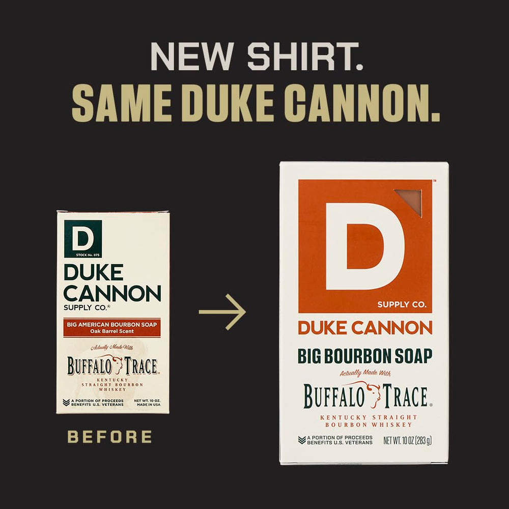 Duke Cannon Bourbon: jabón de 10 oz con roble y espíritus envejecidos para uso diario