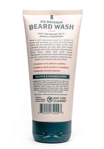 Duke Cannon Barba aceite nutrición ligera para barba suave.