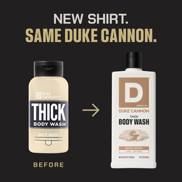 Buck Moon body wash lather forming rich foam for thorough cleansing