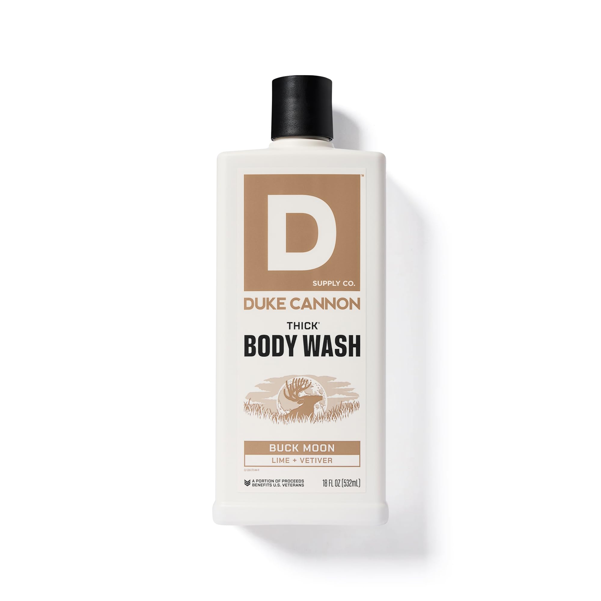 Shower routine moment after workouts using Buck Moon wash