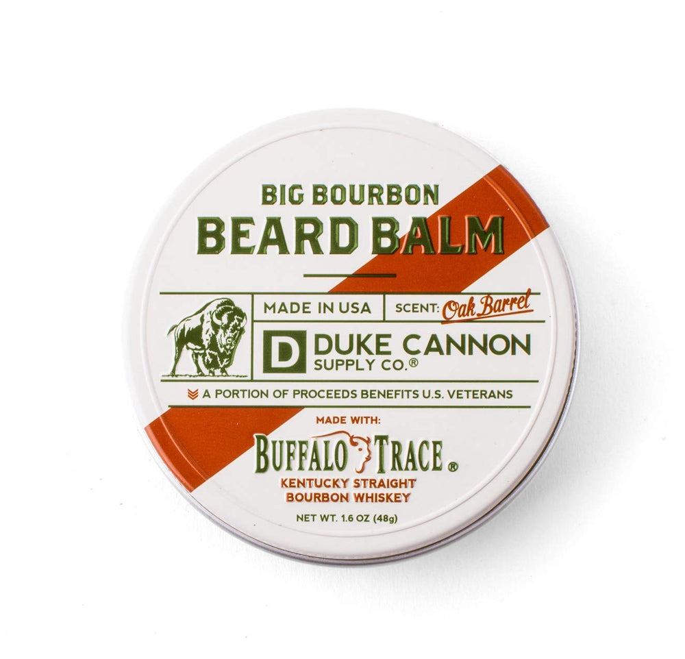 Set regalo Duke Cannon Barba Bourbon: presentación lista para regalar.
