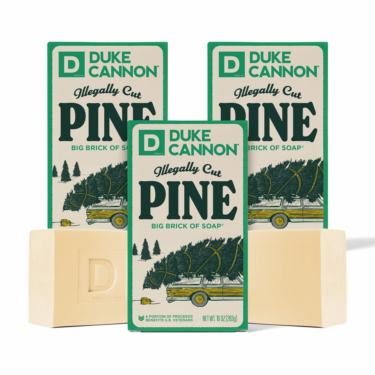 Duke Cannon: grosse brique savon pin frais, douche durable.