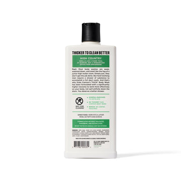 Duke Cannon High Country routine shot illustrates simple shower steps.