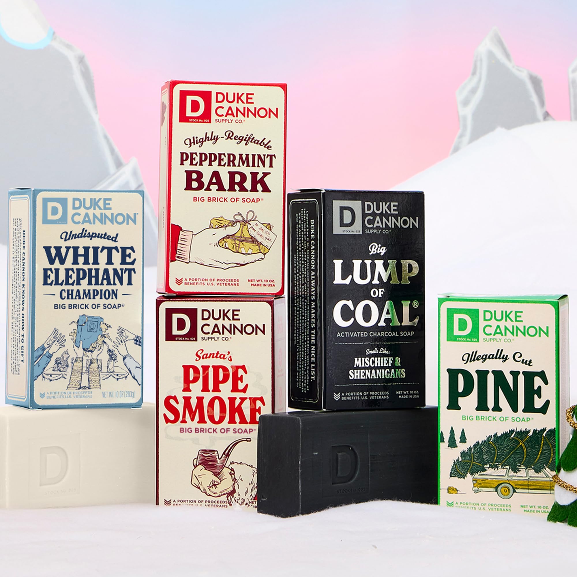Jabón Duke Cannon fórmula estadounidense para hombres: uso diario.