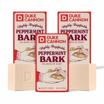 Duke Cannon Big Brick de jabón grande con aroma a menta, para una ducha revitalizante diaria.