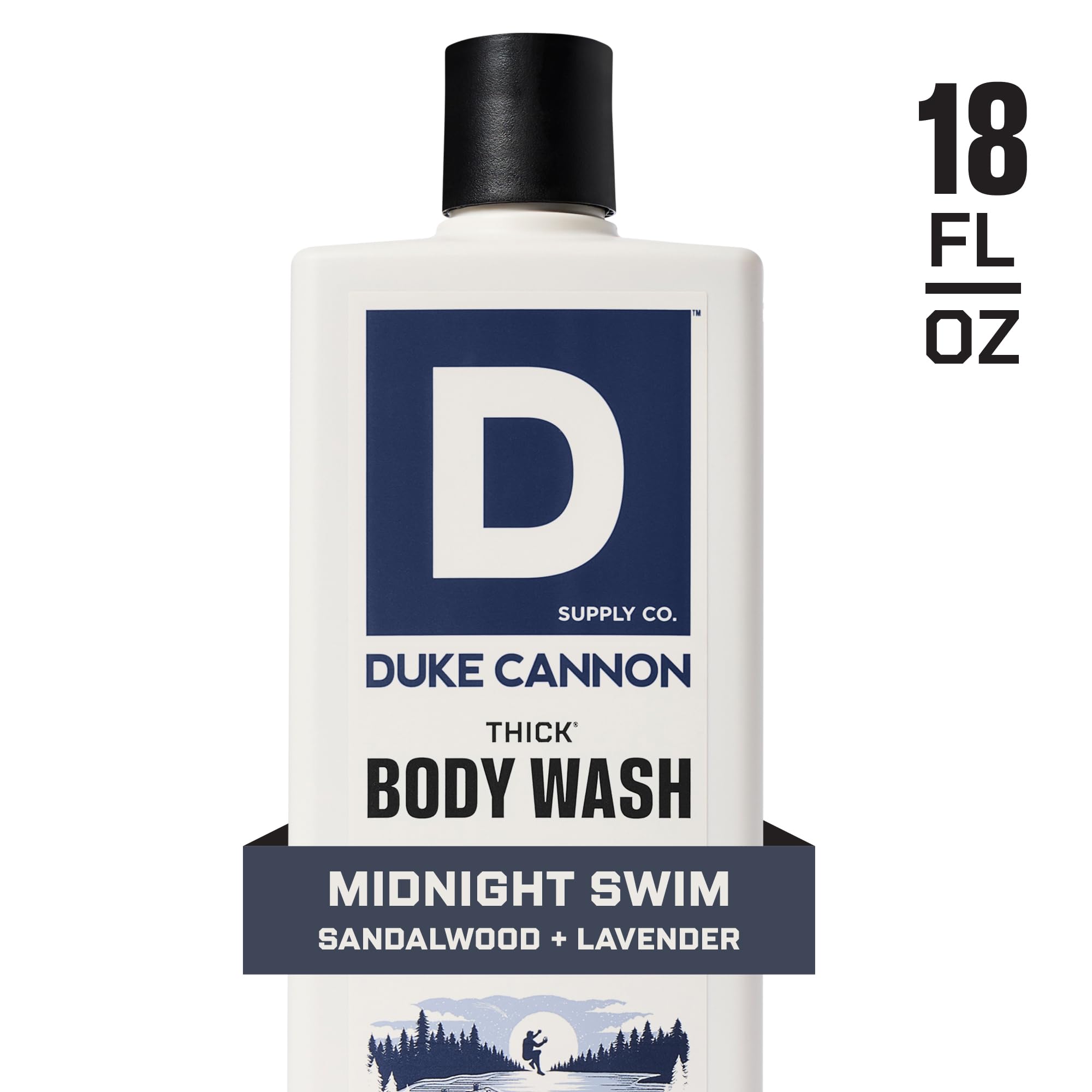 Duke Cannon Midnight Swim, ideal para uso diario en hombres activos.