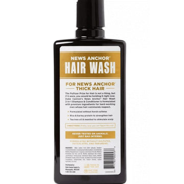 Duke Cannon News Anchor 2-en-1 Sawtooth: apto para todo tipo de cabello, teñido incluido