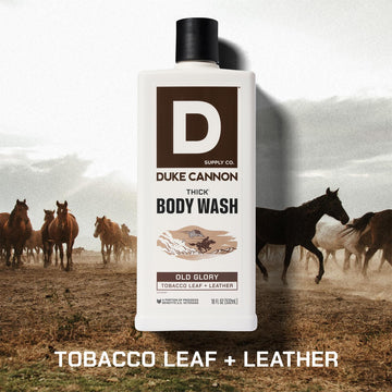 Duke Cannon Old Glory botella-jabon-masculino diseño práctico