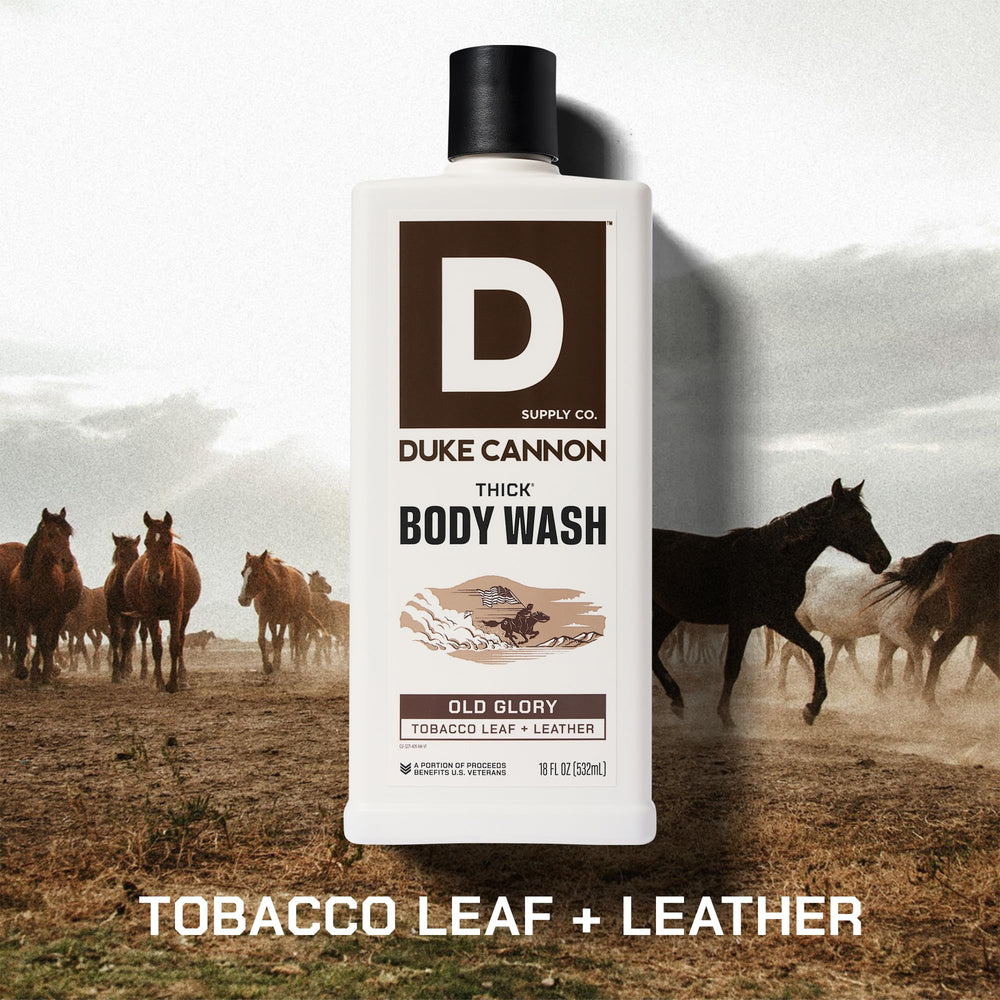 Duke Cannon Old Glory botella-jabon-masculino diseño práctico